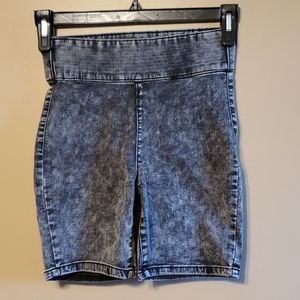 Madden Girl Biker Shorts - Acid Wash
